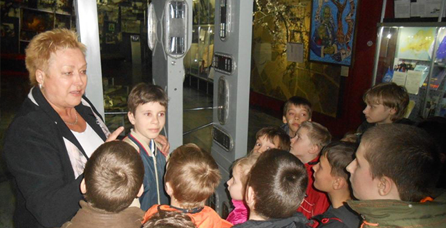Учні разом з вчителями та вихователями школи-інтернату № 25 Оболонського району м. Києва відвідали 16 квітня 2015 року музей «Чорнобиль»