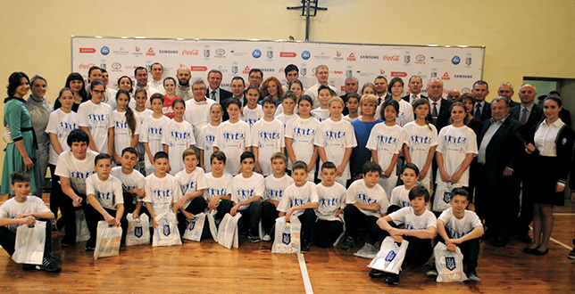 Олімпійський урок з фехтування у школі №78 міста Києва