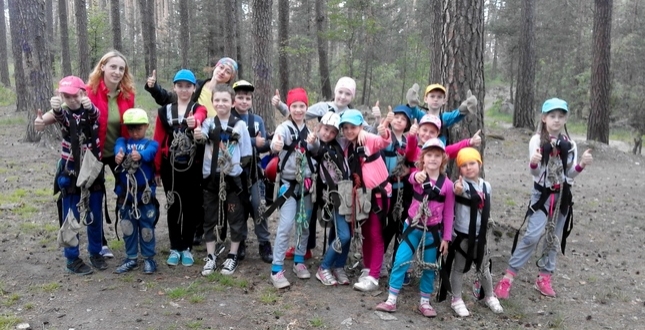 Навчально-тренувальні збори юних туристів Солом'янського району
