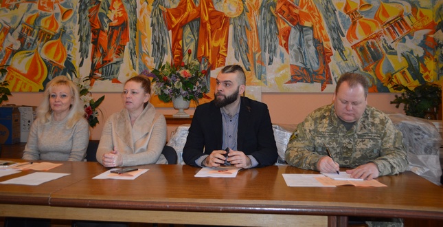 Засідання міського штабу  з проведення  Всеукраїнської дитячо-юнацької військово-патріотичної гри «Сокіл»(«Джура»)