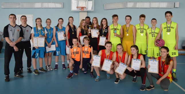 Відбувся міський етап чемпіонату України  з баскетболу 3х3 серед команд   юнаків та дівчат загальноосвітніх навчальних закладів