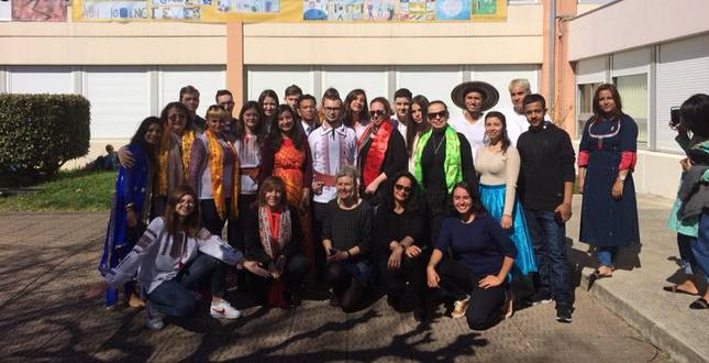 Учні та вчителі НВК №20 взяли участь в Міжнародній конференції з прав людини в коледжі Пьєра Лабітрі (Тулуза, Франція)